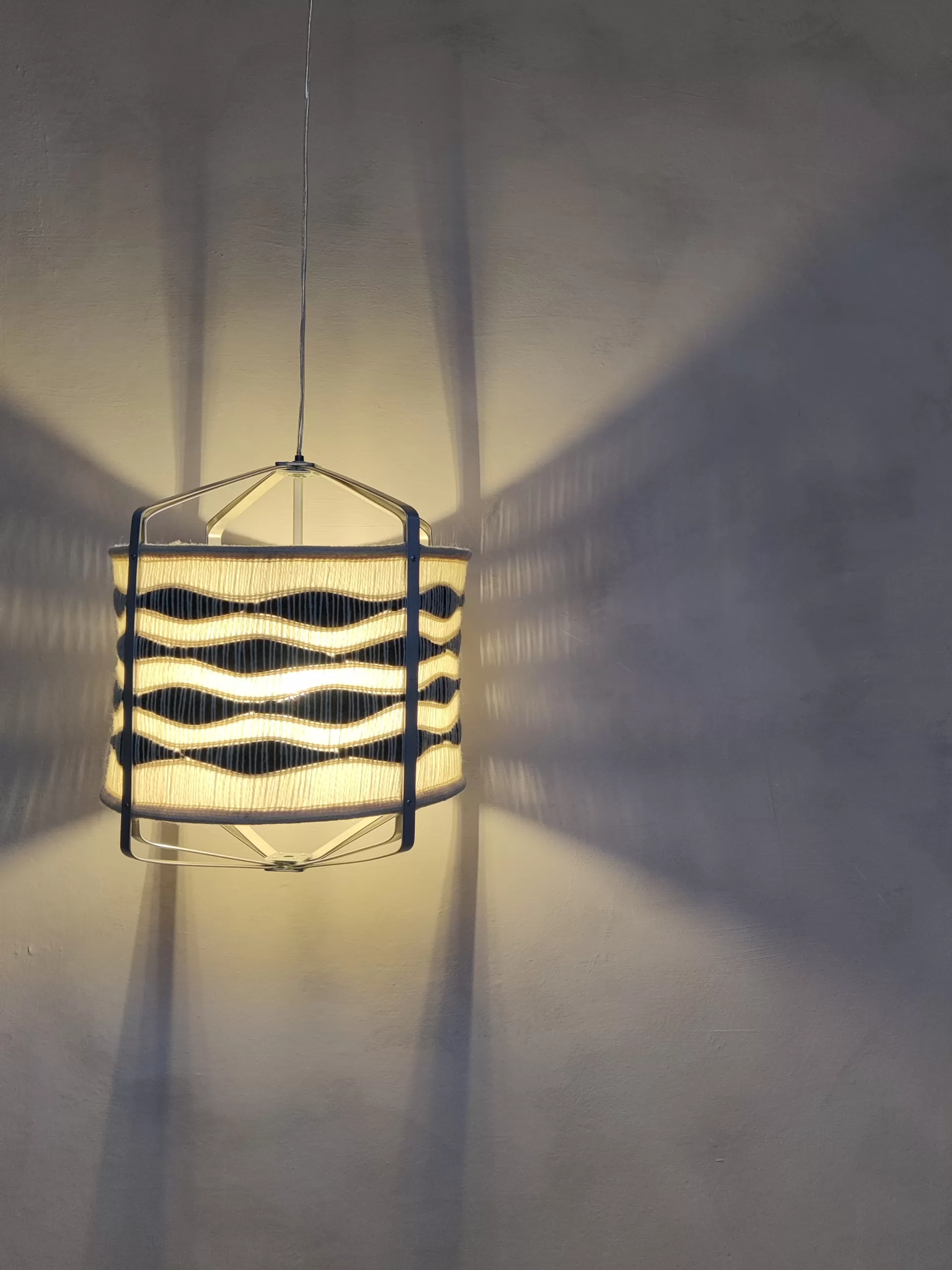 Lampe mobilier laine Bruxelles BlackWool