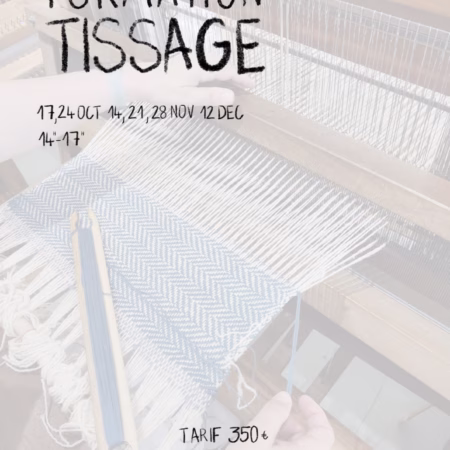 Formation tissage laine Brussels BlackWool