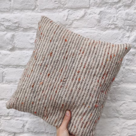 Coussin laine multimix blackwool
